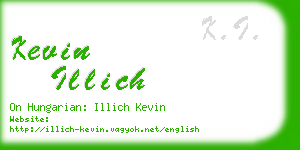 kevin illich business card